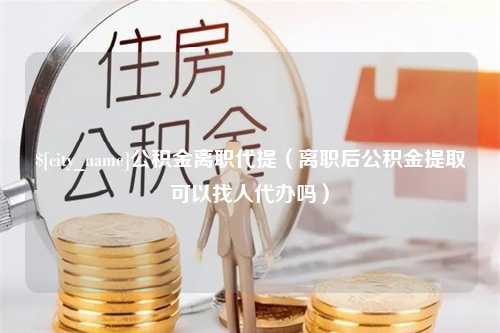 塔城公积金离职代提（离职后公积金提取可以找人代办吗）